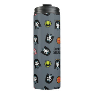 Selbstmord-Gruppe  Enchantress Emoji Muster Thermosbecher