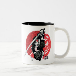 Selbstmord-Gruppe   Katana "für ihn, den ich wein Zweifarbige Tasse