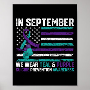 Selbstmordbewusstsein 2024 Im September tragen wir Poster