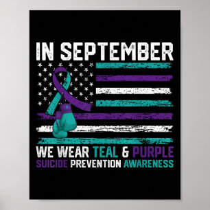 Selbstmordbewusstsein 2024 Im September tragen wir Poster
