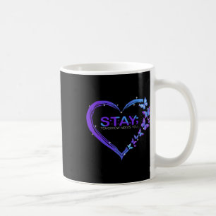 Selbstmordbewusstsein Bleibe Morgen braucht Schmet Kaffeetasse