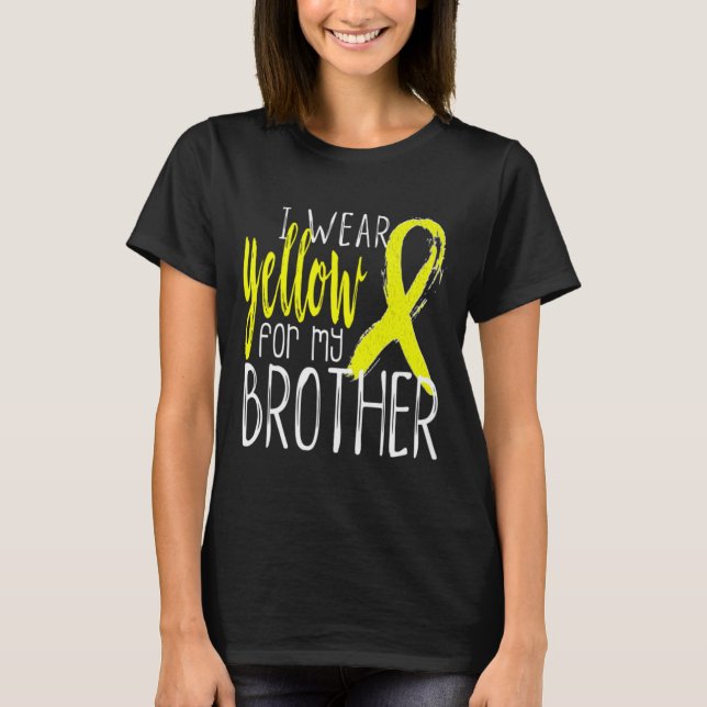 Selbstmordbewusstsein, das ich für meinen Bruder g T-Shirt (Vorderseite)