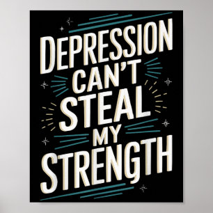 Selbstmordbewusstsein Depression Angst Geistesgesu Poster