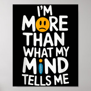 Selbstmordbewusstsein Depression Angst Geistesgesu Poster