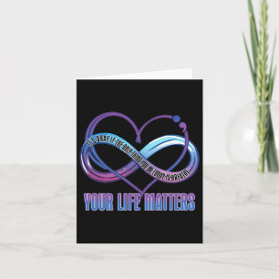 Selbstmordbewusstsein Design Your Life S Sticker Karte