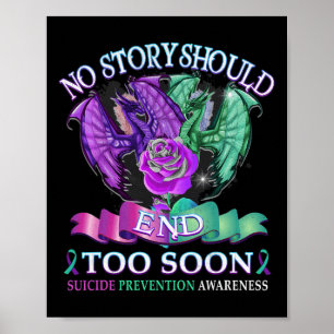 Selbstmordbewusstsein Dragon No Story sollte zu s Poster