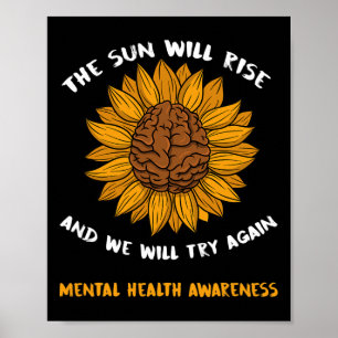 Selbstmordbewusstsein gibt Prävention psychischer Poster