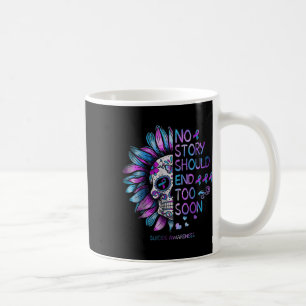 Selbstmordbewusstsein Keine Geschichte sollte zu b Kaffeetasse