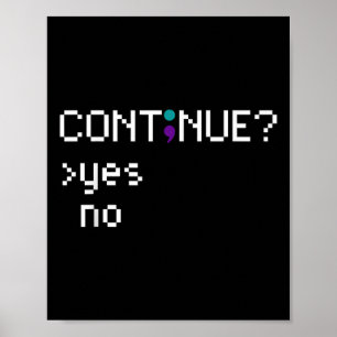 Selbstmordbewusstsein Monat Spiel Mental Health Re Poster