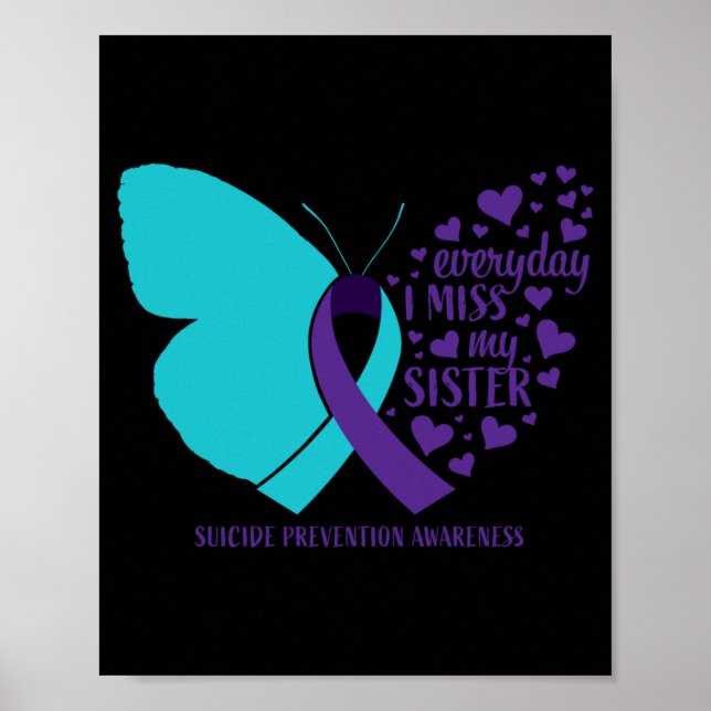 Selbstmordbewusstsein Schwester Liebende Erinnerun Poster (Vorne)