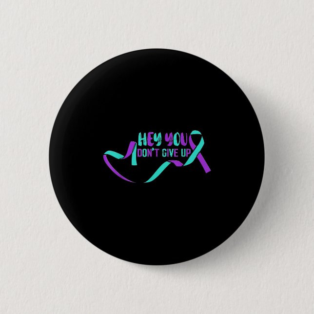 Selbstmordbewusstsein Selbstmordprävention Unterst Button (Vorderseite)