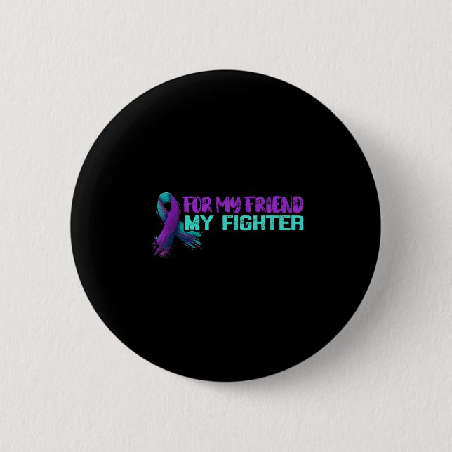 Selbstmordbewusstsein Selbstmordprävention Unterst Button (Vorderseite)
