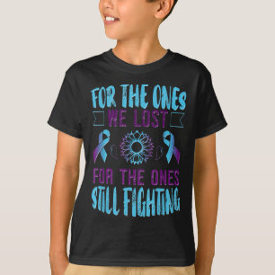 Selbstmordbewusstsein Selbstmordprävention Unterst T-Shirt