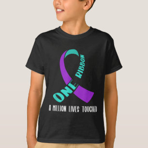Selbstmordbewusstsein Selbstmordprävention Unterst T-Shirt