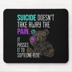 Selbstmordbewusstsein Semicolon Psychische Gesundh Mousepad