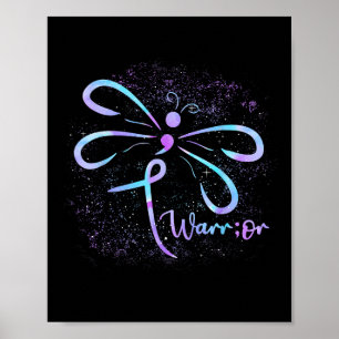 Selbstmordbewusstsein Semikolon Libelle Psychische Poster