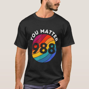 Selbstmordbewusstsein - Shirt 988 - Suizidpräventi