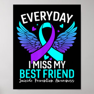 Selbstmordbewusstsein Shirt Bester Freund Selbstmo Poster
