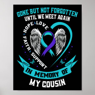 Selbstmordbewusstsein Shirt Cousin verschwunden, a Poster