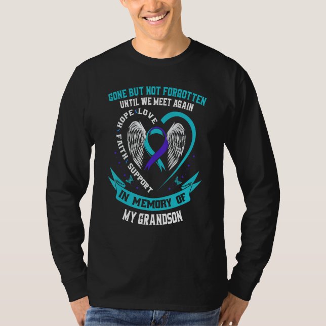 Selbstmordbewusstsein Shirt Großmutter Männer Frau (Vorderseite)