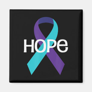 Selbstmordbewusstsein Shirt Hope Prevention Ribbon Magnet