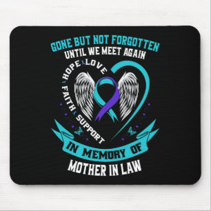 Selbstmordbewusstsein Shirt Mutter im Gesetz versc Mousepad