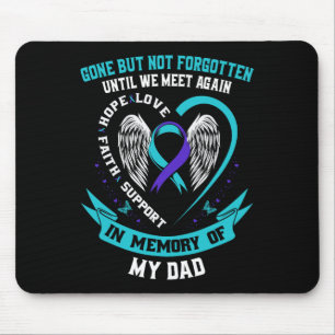 Selbstmordbewusstsein Shirt Vater verschwunden, ab Mousepad