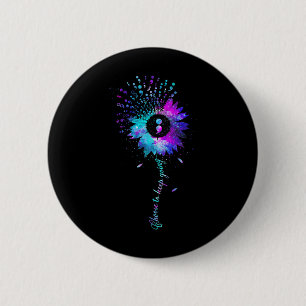 Selbstmordbewusstsein Sonnenblume Semicolon Aquama Button