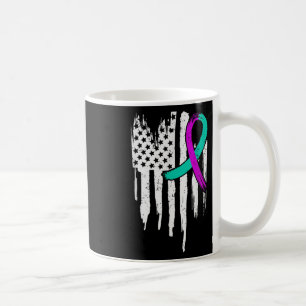 Selbstmordbewusstsein US-amerikanischer Flaggen Ps Kaffeetasse