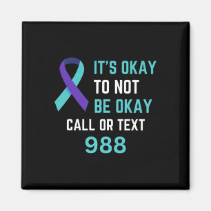 Selbstmordprävention 988 Hotline-Shirt 988 Selbstm Magnet