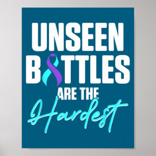 Selbstmordprävention Krieger Mental Health Bewusst Poster