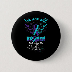 Selbstmordprävention Psychische Gesundheitsaufklär Button