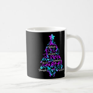 Selbstmordpräventions-Bewusstseins-Ornament-Schmuc Kaffeetasse