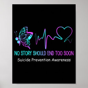 Selbstmordpräventions-Bewusstseinsmonats-Geschenk  Poster