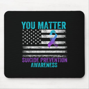 Selbstmordpräventionsbewusstsein Frauen Männer Ban Mousepad