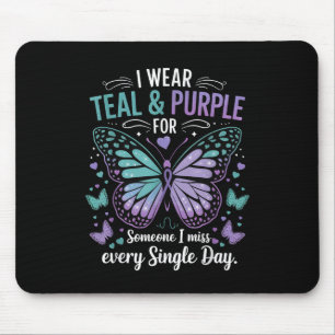 Selbstmordpräventionsbewusstsein Ich trage Türkis Mousepad