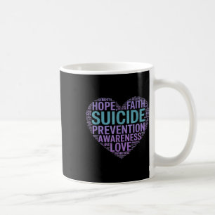 Selbstmordpräventionsbewusstsein Kampf Hoffnung St Kaffeetasse