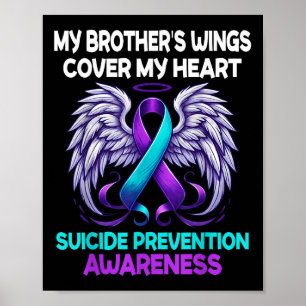 Selbstmordpräventionsbewusstsein Meine Brüder bede Poster