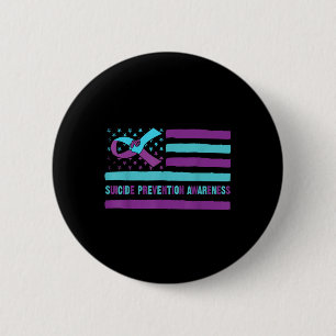 Selbstmordpräventionsbewusstsein Überlebendenunter Button