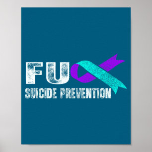 Selbstmordpräventionsbewusstsein Unterstützen Selb Poster