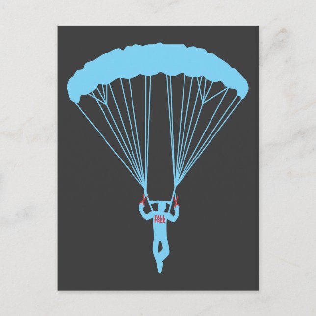 Selbstmordskydive Postkarte (Vorderseite)