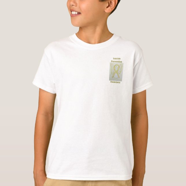Selbstmordverhütung Sensibilisierung der Band Ange T-Shirt (Vorderseite)