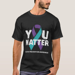 Selbstmordverhütungs-Shirts Selbstmordbewusstsein  T-Shirt