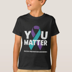 Selbstmordverhütungsshirt Selbstmordbewusstsein  T-Shirt