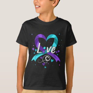 Selbstmordverhütungsshirt Semikolon Selbstmordbewu T-Shirt