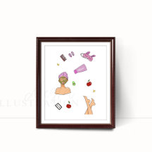 Selbstpflege, Modedarstellung