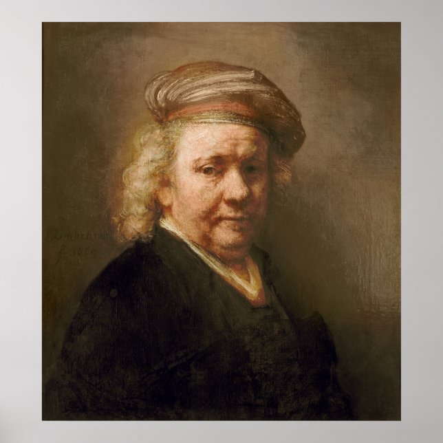 Selbstportrait, 1669 poster (Vorne)