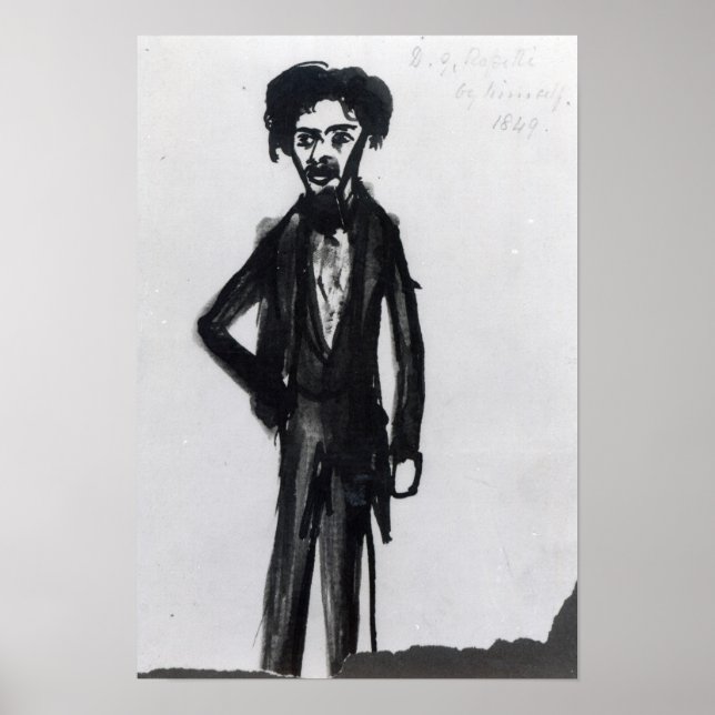 Selbstportrait, 1849 poster (Vorne)