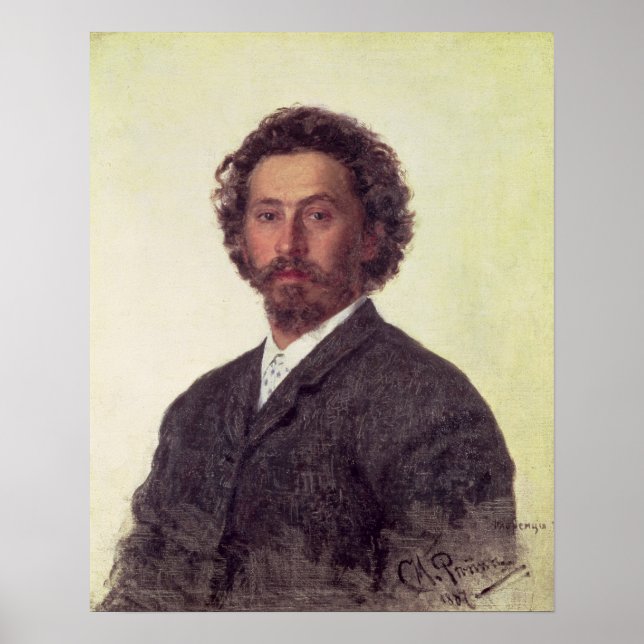 Selbstportrait, 1887 poster (Vorne)