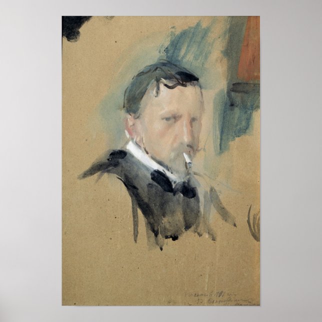 Selbstportrait, 1901 poster (Vorne)